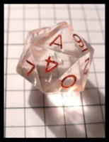 Dice : Dice - DM Collection - Armory Clear Transparent 1st Generation D20 - Ebay Feb 2012